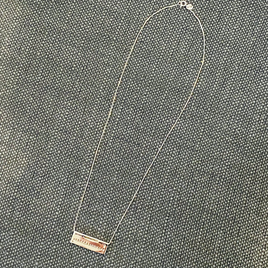 Rebecca Minkoff Zodiac Bar Real Diamond Necklace